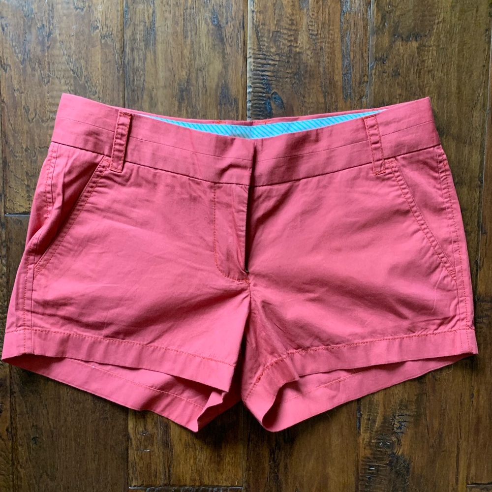 J Crew Chino Shorts - Coral